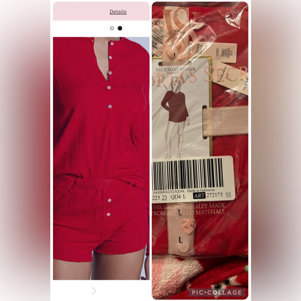 New w/Tags 
Victoria’s Secret Heart Pointelle Short PJ Set - Lg

$30